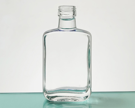 100ml Rechteckige Flasche Extra Weiß Flint Tequila Flasche