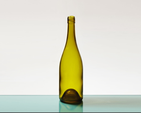 75CL Burgunder antike grüne Weinflaschen
