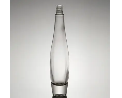 200ml Runde Schelle extra weiße Feuerstein Glas große Guala Top Gin Flasche
