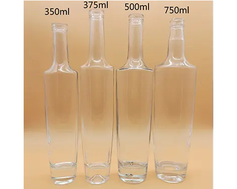 350ml runde extra weiße Flint Tall Tequila Glasflasche