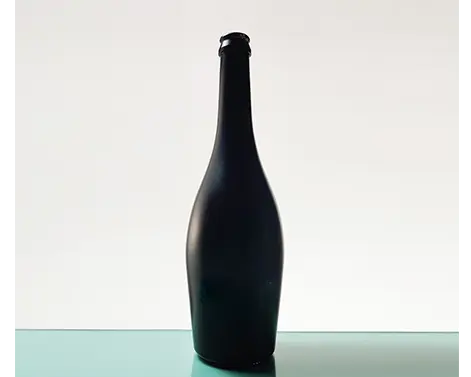 750ml Runde Champagner grüne Weinflasche