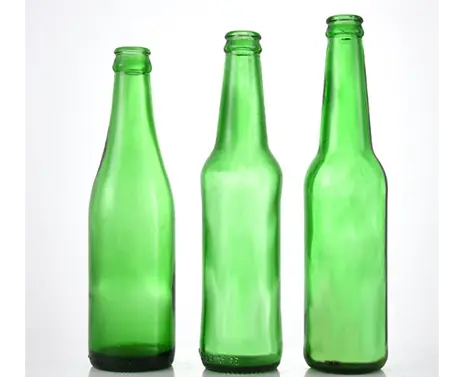 0,33 l Grüne Glas Bierflasche