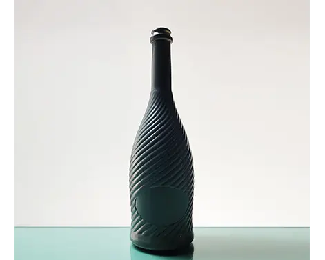 75cl runde Flint Champagner flasche