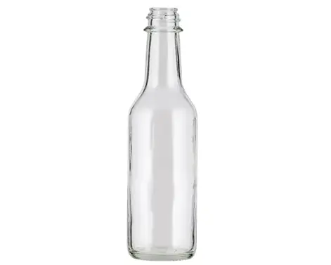 250ml runde Feuersteins oße Glasflasche