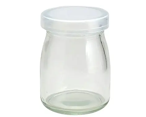 125ml Klares rundes Milchglas glas