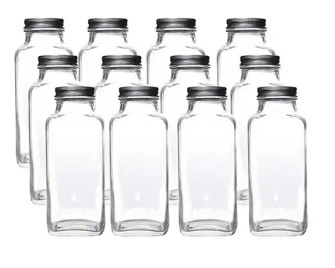 Runde Form schöne Kaffee Tee Glasflasche