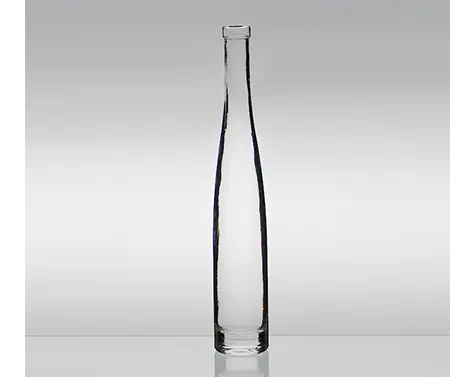 350ml extra weißer Flint oval große schöne extra weiße Flint Rum Flasche