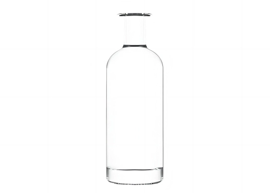 Runde Form 750ml Gin Flaschen 75cl extra Flint leere Schnaps flaschen