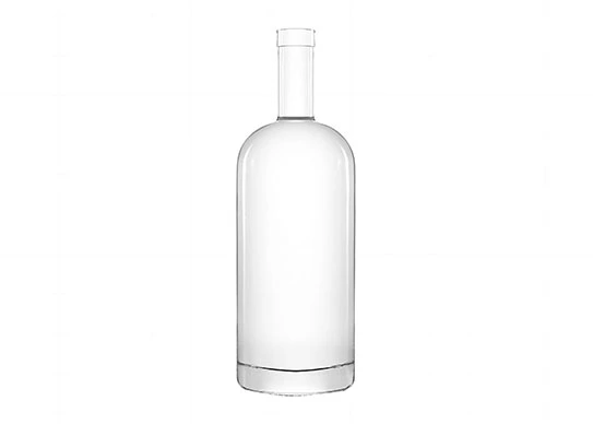 Leere hohe Transparenz Glasflaschen Rum Verpackung
