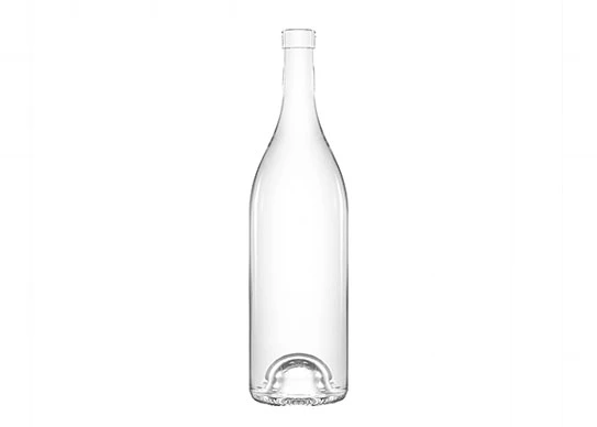 Maßge schneiderte 750ml große elegante Design Glasflasche Wodka Verpackung