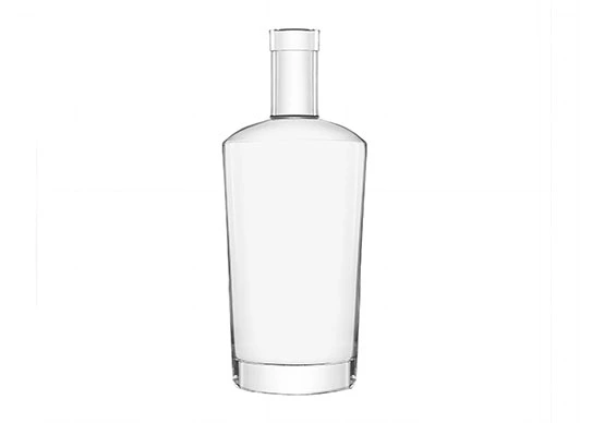 Glas verpackungs klare Flaschen 75cl Alkohol flaschen stabile Basis