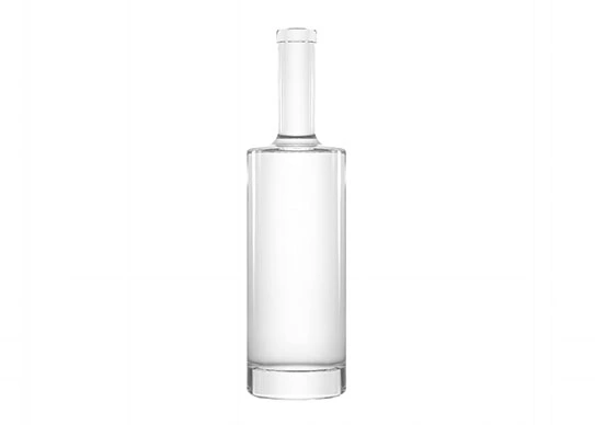 Distinktive Spirituosen Flaschen 750ml runde Form Wodka Verpackungs glasflaschen