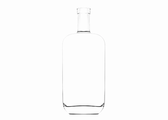 Bourbon Flaschen Rechteck 750ml China Fabrik Großhandel Schnaps flaschen