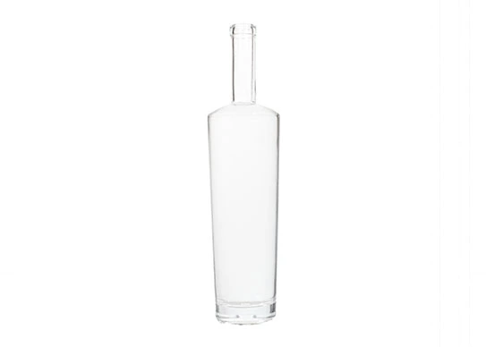 Premium Glasflaschen T-Cork Finish rund dicke Basis 750ml Schnaps flaschen