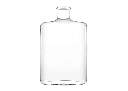 Alkohol flasche 70cl ovale Form Flasche Super Flint Glas