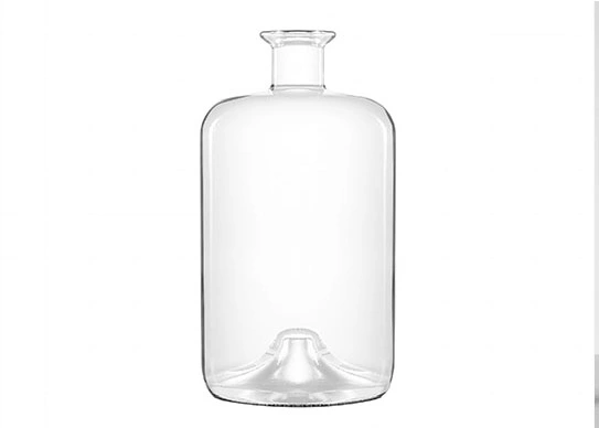 Gin Flaschen 700ml Extra Flint Runde 70cl Glasflasche