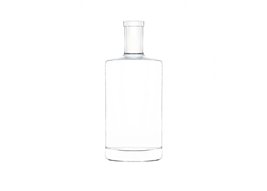Glas Spirit Flasche 70cl Flache Schulter Gin Tequila Flasche