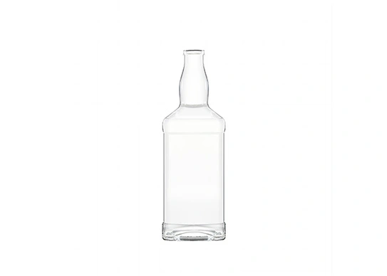 Quadratische Whisky flasche 700ml Premium Glas Kork Stopper Öffnung