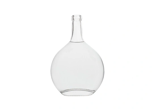 Gin Verpackung ovale Form Premium 700ml Glasflasche