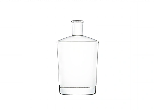 Ovale Flachglas flasche Export nach Europa