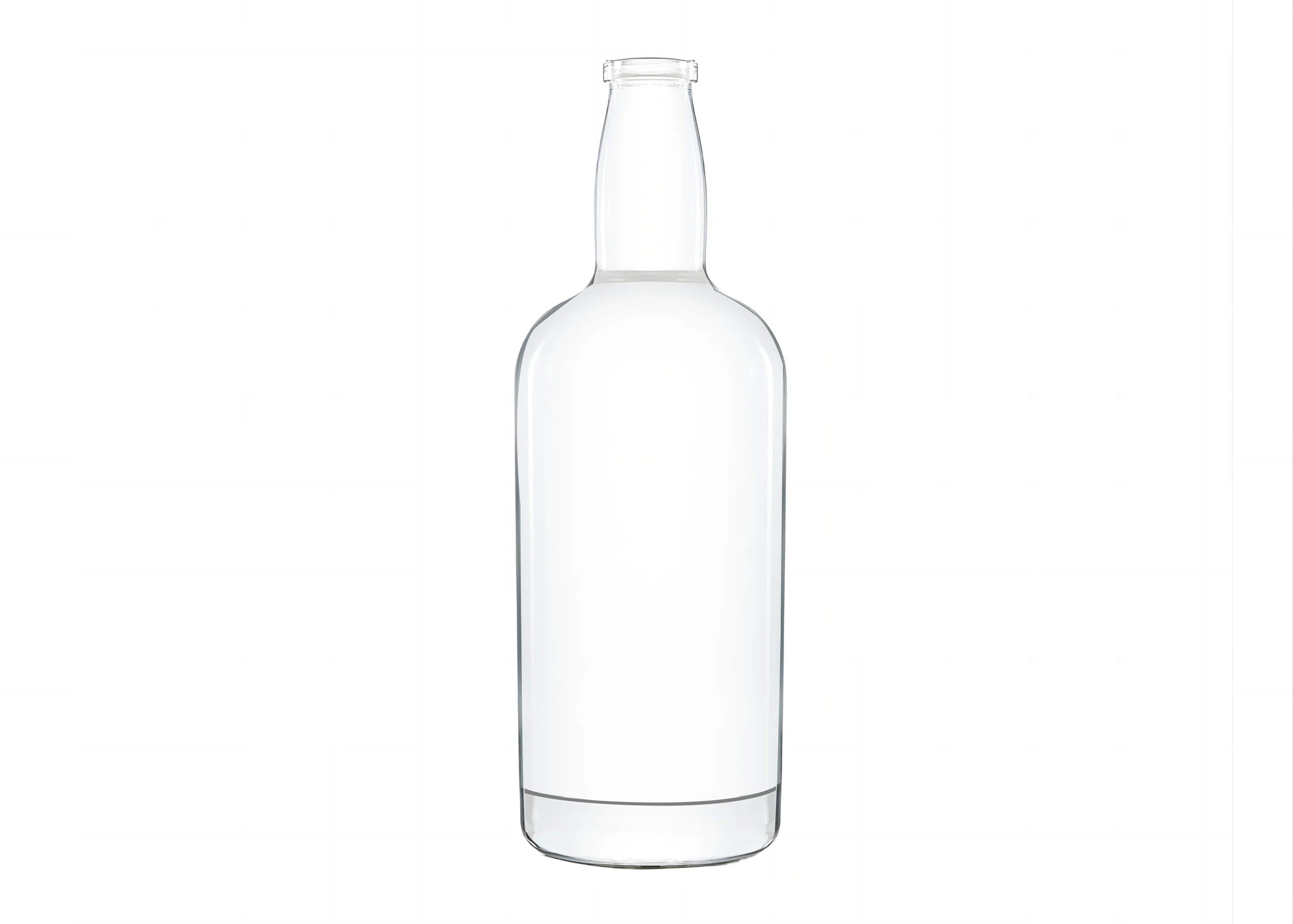 500ml Whisky Flasche Kork Finish Extra Flint Glas