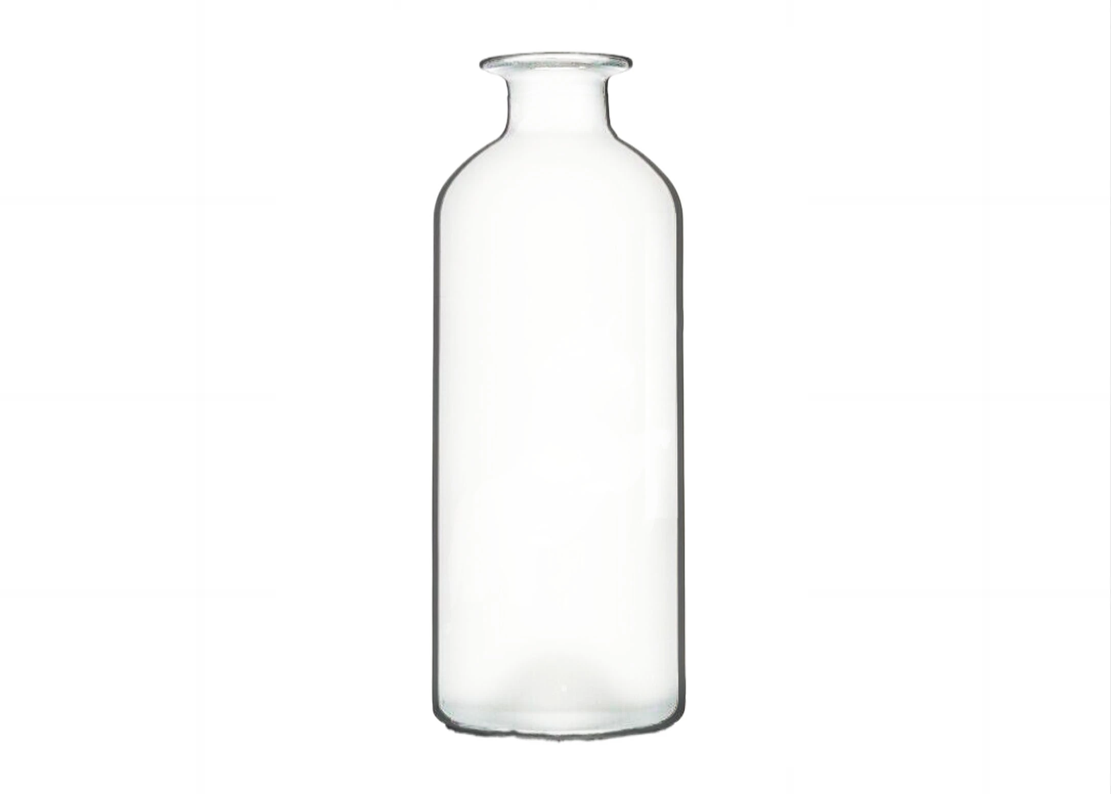 Partielle Frost Glasflasche Spirituosen Verpackung klares Fenster