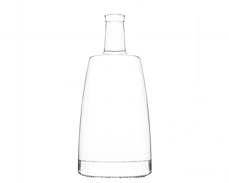 Premium ovale Unterseite Whisky Dekanter elegantes Design 1000ml Korken Stopper Spirituosen Flasche