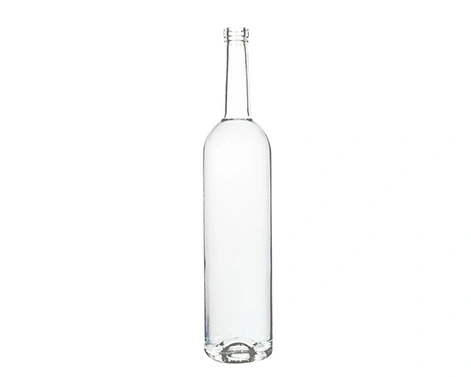 RSG 1000ml große runde Schnaps flasche mit dünner Basis