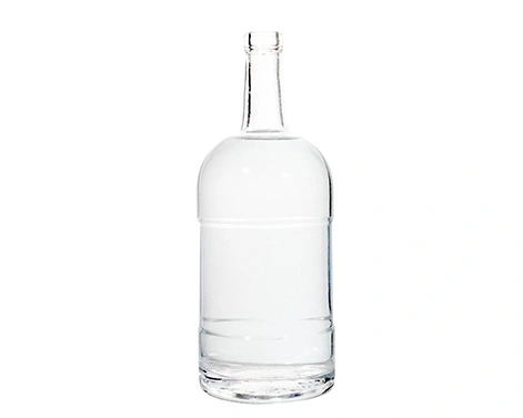 Neue 1000ml Runde Wodka Flasche Extra Flint Glas