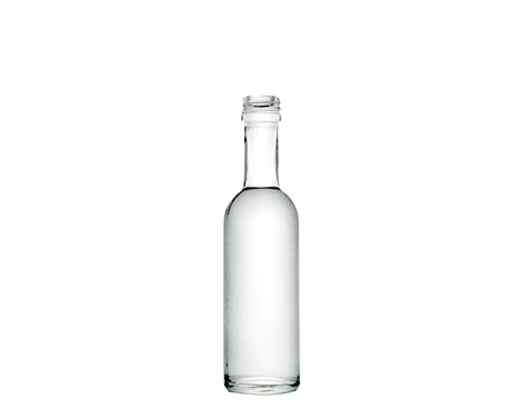 Mini 50ml Wodka Flaschen Bulk-Runde Nordische Typ Nordische Flint Glasflasche