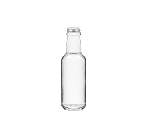 50ml kleine normale Feuerstein zylindrische runde Gin-Flasche