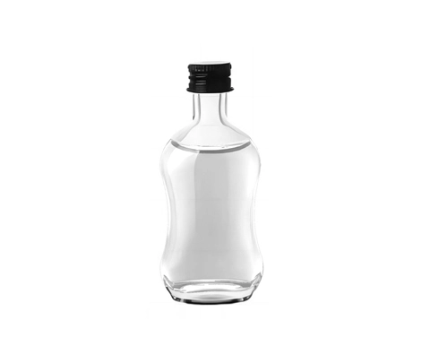 50ml Schmal taillierte Glas Wodka Gin Rum Tequila Flasche mit GPI Kappe für die Alkohol verpackung