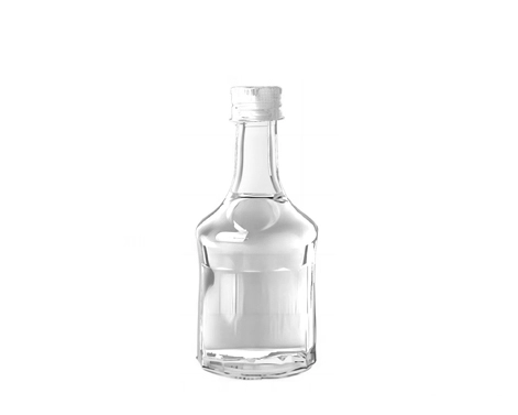 50ml einzigartige Brownie Schraub verschluss Glasflasche