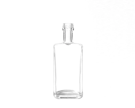 Best Selling rechteckige 50ml Schraub flasche für Likör Perfekt für Whiskey und Spirituosen