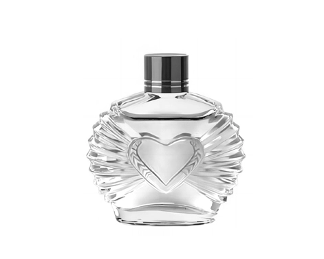 Kristall klar und exquisit gestaltete 50ml Schnaps flaschen mit Schraub kappen
