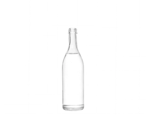 Hochwertiges 50ml Schraub verschluss flasche in kristall klarem Material Schönes Design für Whisky
