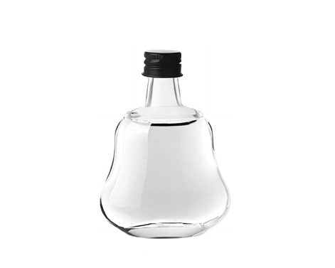 RSG leere Mini 50ml Schnaps Flachglas Brandy Rum Gin Flasche mit GPI