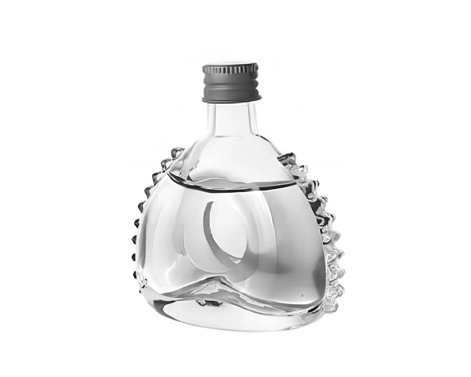 Einzigartige und elegante 50ml Dreieck Glasflaschen mit Schraub kappen für verschiedene Spirituosen