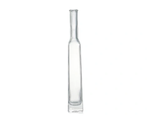 Premium 200ml quadratische Glasflasche mit dicken Basis und Korks topp-elegant & langlebig
