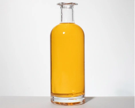 Runde Form 750ml Gin Flaschen 75cl extra Flint leere Schnaps flaschen